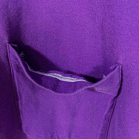 Blank Pocket T-Shirt Fruit of The Loom Made in USA Single Stitch