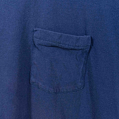 Blank Pocket T-Shirt Hanes Single Stitch