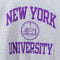 NYU New York University Cropped Reverse Weave Sweatshirt Champion