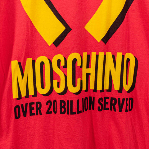 MOSCHINO McDonalds T-Shirt Dress Over 20 Billion Served Jeremy Scott