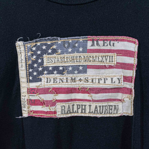 Denim & Supply Ralph Lauren American Flag Patch T-Shirt
