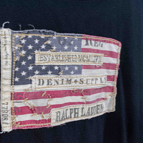 Denim & Supply Ralph Lauren American Flag Patch T-Shirt