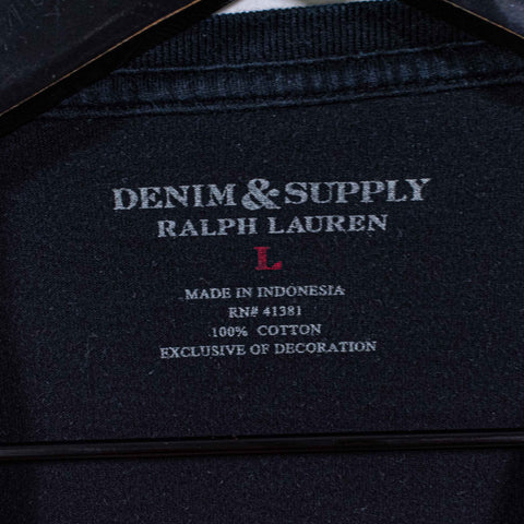 Denim & Supply Ralph Lauren American Flag Patch T-Shirt