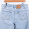 Levis 550 Relaxed Fit Orange Tab Jean Shorts Jorts