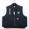 Carhartt Workwear Quilted Vest Canvas Embroidered