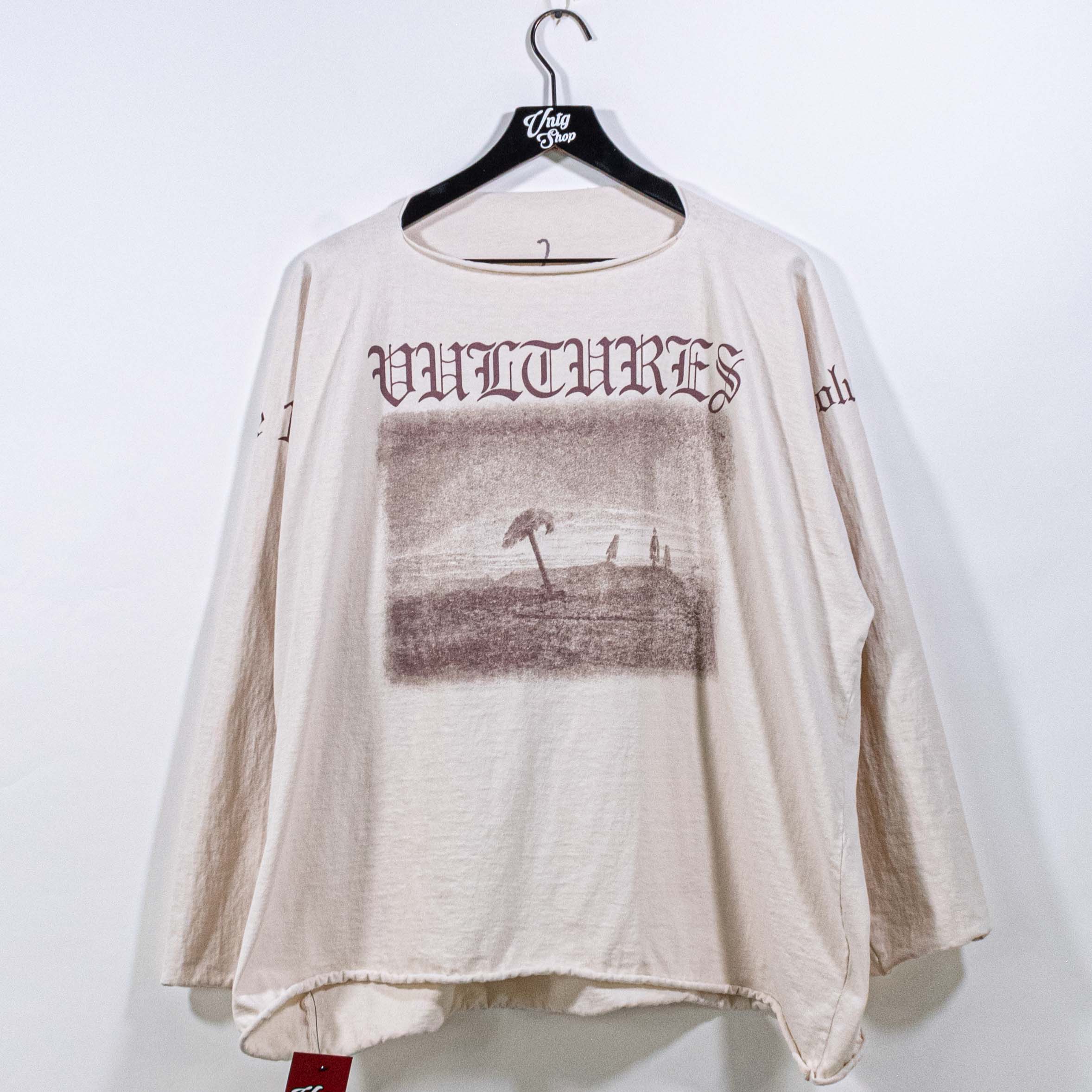 Kanye West Vultures Album Merch Long Sleeve T-Shirt– VNTG Shop