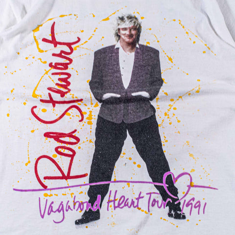 Rod Stewart Vagabond Heart Tour 1991 T-Shirt