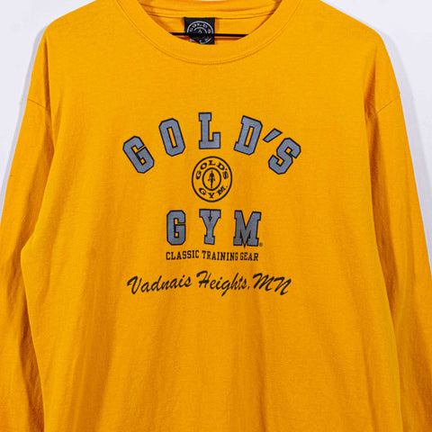 Golds Gym T-Shirt Long Sleeve Classic Training Gear