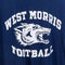 Russell Athletic T-Shirt West Morris Football Single Stitch Made in USA