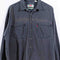 Levis Black Denim Shirt Sun Faded Grunge Cowboy Western