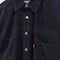 Levis Black Denim Shirt Sun Faded Grunge Cowboy Western