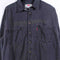 Levis Black Denim Shirt Sun Faded Grunge Cowboy Western