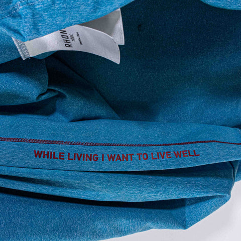 Rhone Reign T-Shirt Athletic Gym Fitness Stretch Active Performance