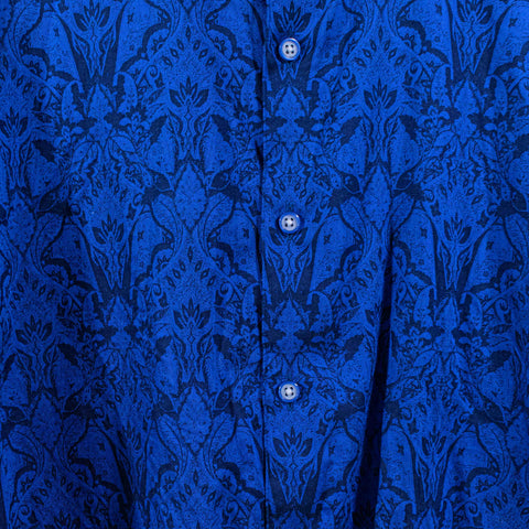 Robert Graham Button Shirt Flip Cuff Printed Art