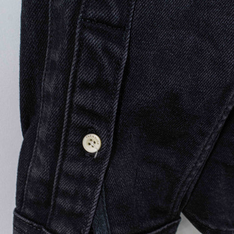Rag & Bone Black Denim Button Shirt