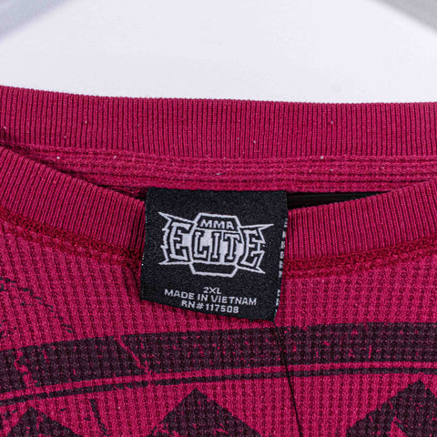 MMA Elite Cross Wings Thermal Waffle Shirt Long Sleeve