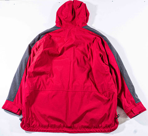 GAP Fleece Lined Pullover Anorak Jacket Hooded