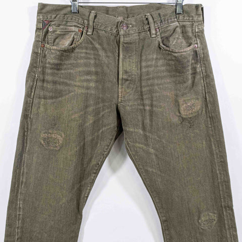 Denim & Supply Ralph Lauren Jeans Patched Repaired Slim