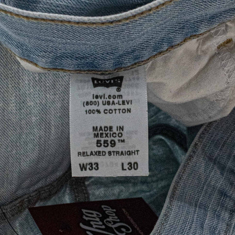 Levis 559 Relaxed Straight Jeans Skater Grunge