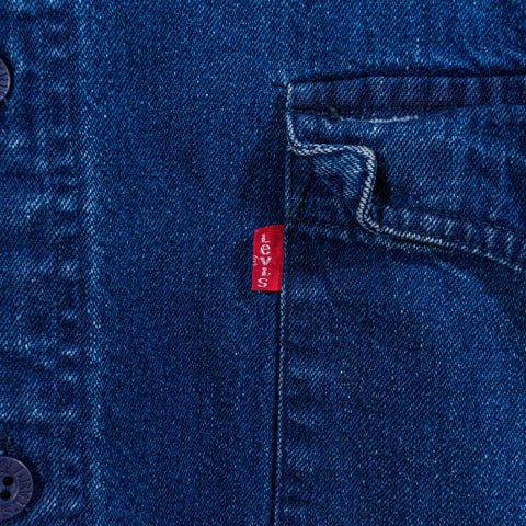 Levis Diamond Label Denim Shirt Grunge