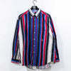 Tommy Hilfiger Crest Striped Color Block Button Down Shirt