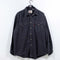 Levis Black Denim Pearl Snap Shirt Sun Faded Grunge Cowboy Western