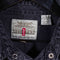 Levis Black Denim Pearl Snap Shirt Sun Faded Grunge Cowboy Western