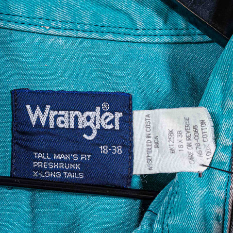 Wrangler Striped Western Button Up Shirt Brushpopper