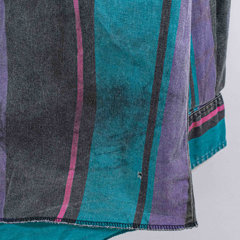 Wrangler Striped Western Button Up Shirt Brushpopper