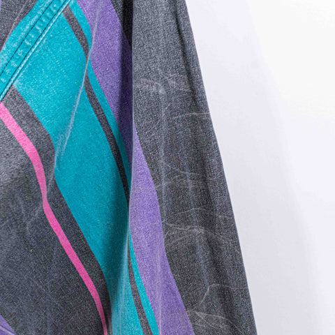 Wrangler Striped Western Button Up Shirt Brushpopper