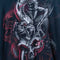 Dragon Skull Smoke AOP Cyber Goth T-Shirt