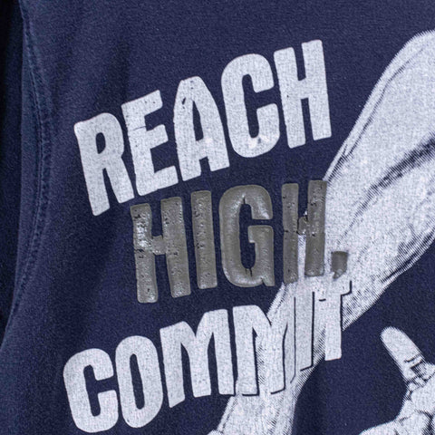 AND1 Basketball T-Shirt Big Print Reach High Succeed Oversized