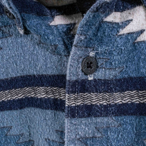 Woolrich Aztec Southwestern Flannel Button Down Shirt Made in USA
