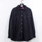 Levis Black Denim Shirt Sun Faded Grunge Cowboy Western