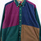 Tommy Hilfiger Crest Color Block Squares Button Down Shirt