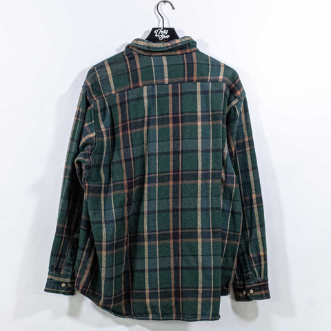 Carhartt Plaid Flannel Button Shirt Rugged Wear Workwear Grunge