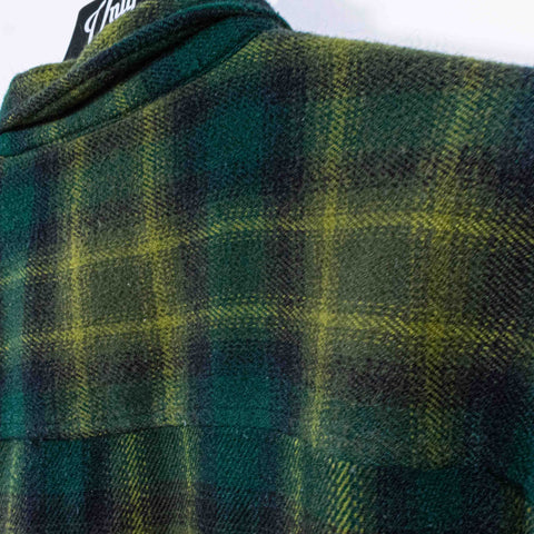 Structure Plaid Flannel Button Shirt Grunge Skater