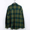 Structure Plaid Flannel Button Shirt Grunge Skater