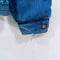 Wrangler Sherpa Lined Denim Trucker Jacket Snap Button Corduroy Collar