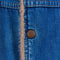 Wrangler Sherpa Lined Denim Trucker Jacket Snap Button Corduroy Collar