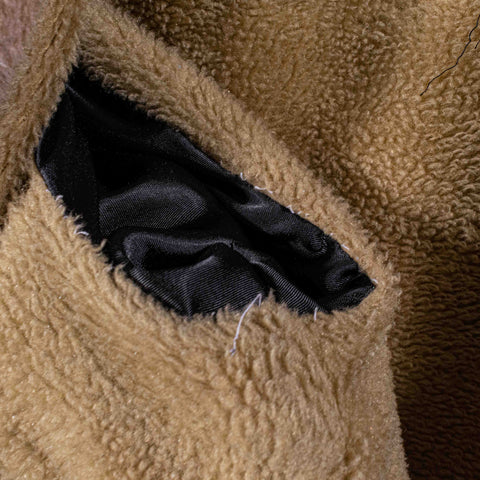 Wrangler Sherpa Lined Denim Trucker Jacket Snap Button Corduroy Collar