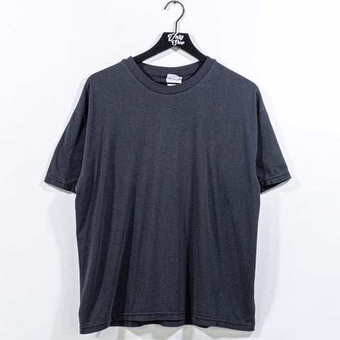Hanes Blank Sun Faded Black T-Shirt
