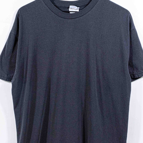 Hanes Blank Sun Faded Black T-Shirt
