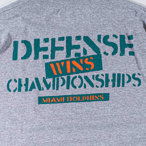 Miami Dolphins T-Shirt NFL Reebok Defense Wins Championships
