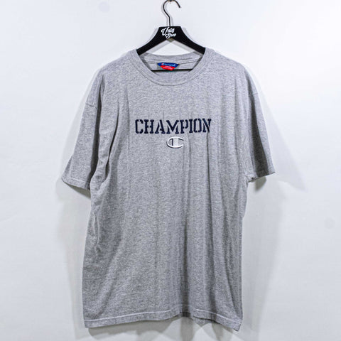 Champion Logo T-Shirt Embroidered Spell Out