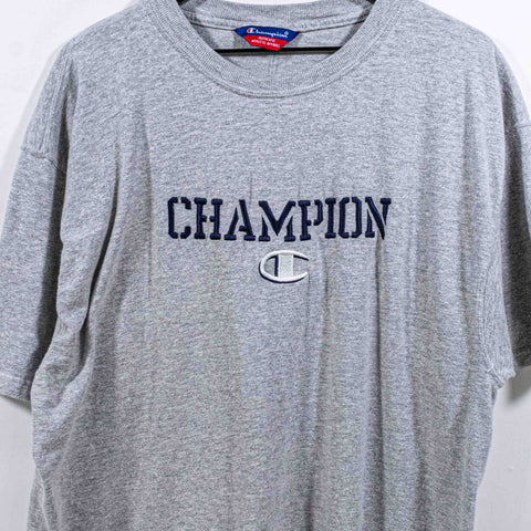 Champion Logo T-Shirt Embroidered Spell Out