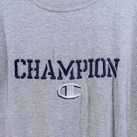 Champion Logo T-Shirt Embroidered Spell Out