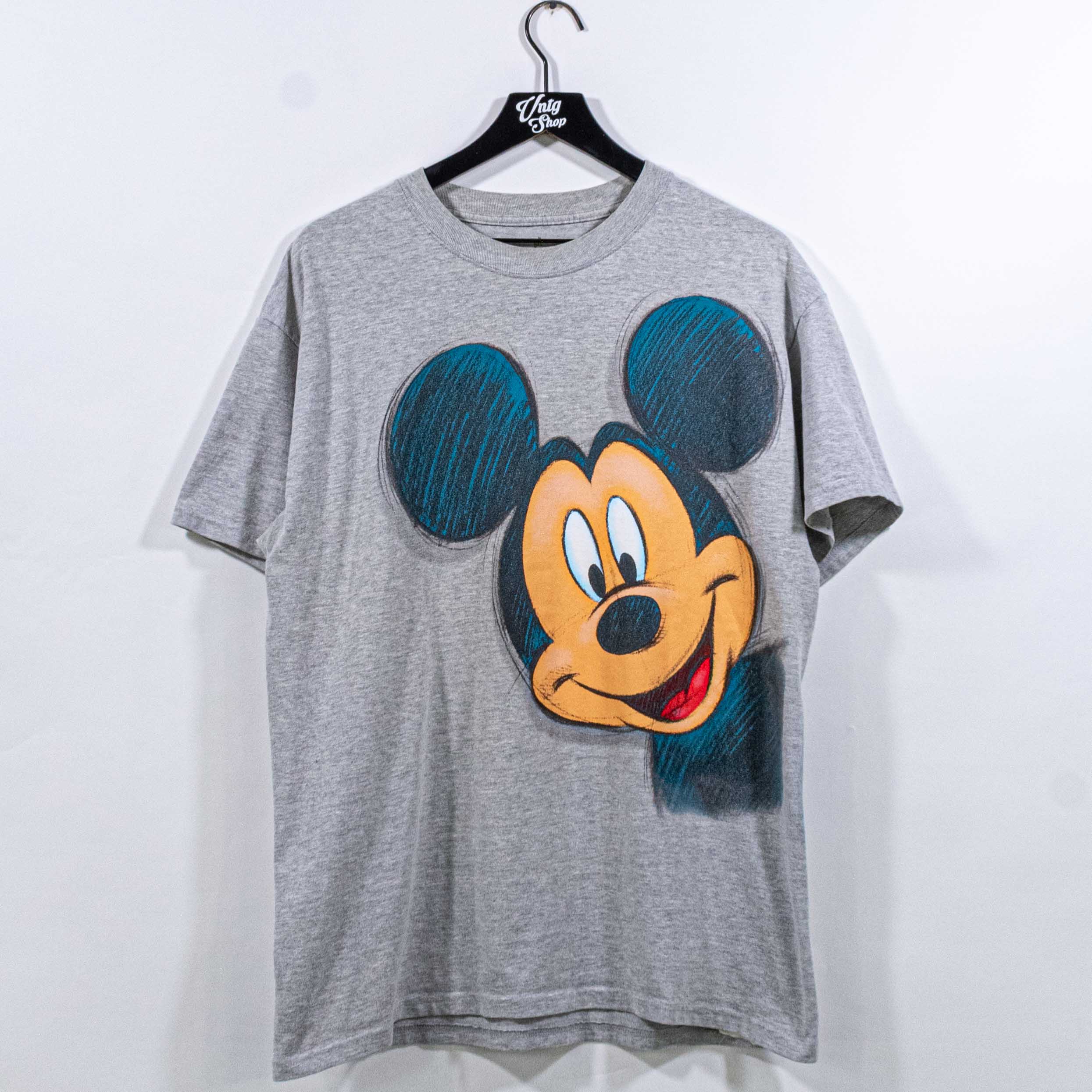 Disney Mickey Mouse Big Print T-Shirt Double Sided– VNTG Shop