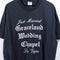 Just Married Graceland Wedding Chapel Las Vegas T-Shirt