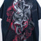 Dragon Skull Smoke AOP Cyber Goth T-Shirt